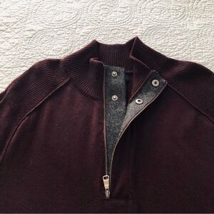 Banana Republic merino wool 1/4 zip sweater. Size XL.